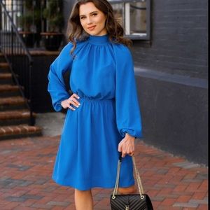 COL1972 mock neck dress